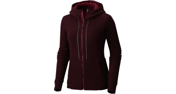 Mountain Hardwear Sarafin Pro Hooded Sweater - Women's-Dark Tannin-X-Small
