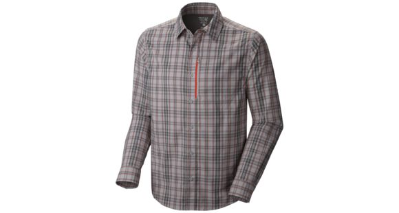 Mountain Hardwear Seaver Tech Long Sleeve Shirt - Men's-Steam-Small