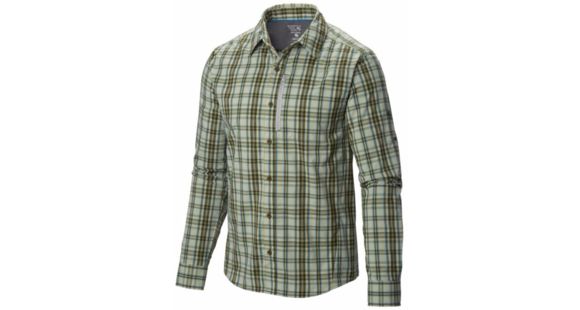 Mountain Hardwear Seaver Tech Long Sleeve Shirt - Men's-Utility Green-Large