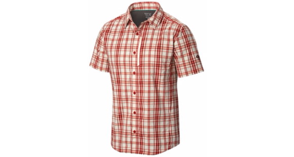 Mountain Hardwear Seaver Tech Short Sleeve Shirt - Men's -Flame-Large