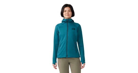 Mountain Hardwear Sendura Hoody - Women's, Jack Pine Heather, Small, 2104861314-S