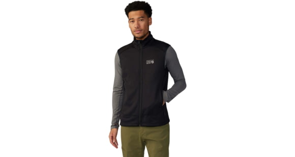 Mountain Hardwear Sendura Vest - Men's, Black, Large, 2042971010-BLACK-L