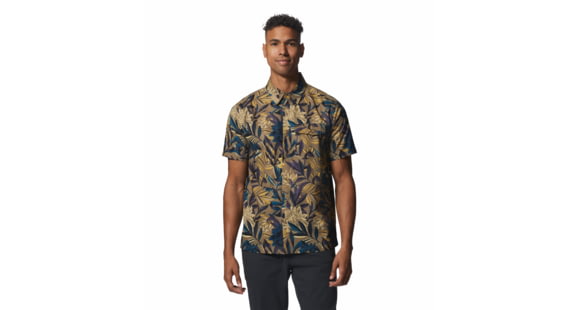 Mountain Hardwear Shade Lite Short Sleeve Shirt - Men's, Trail Dust Tropicali Print, Small, 1982371250-Tt-S