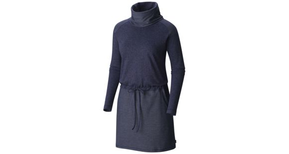 Mountain Hardwear Shadow Knit Long-Sleeve Dress - Women's-Indigo Blue-Large