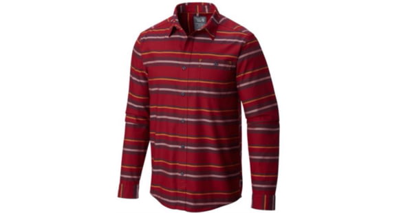 Mountain Hardwear Shattuck Long Sleeve Shirt - Men's-Smolder Red-X-Large