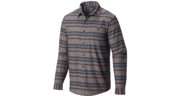 Mountain Hardwear Shattuck Long Sleeve Shirt - Men's-Titanium-Small
