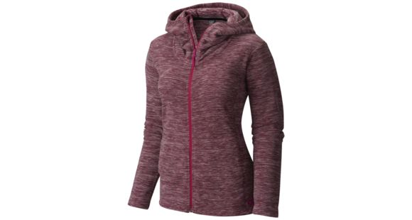 Mountain Hardwear Snowpass Fleece Full-Zip Hoody - Women's-Heather Dark Raspberry-Small