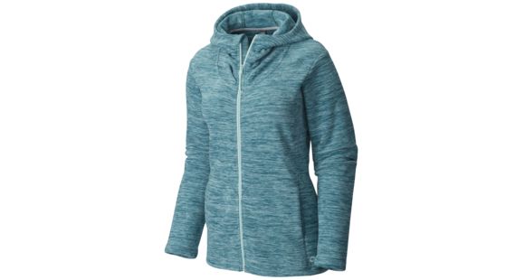 Mountain Hardwear Snowpass Fleece Full-Zip Hoody - Women's-Heather Teal Green-Medium