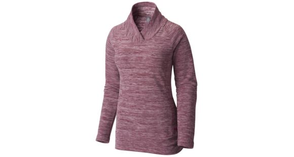 Mountain Hardwear Snowpass Fleece Pullover - Women's-Heather Dark Raspberry-Medium