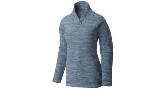 Mountain Hardwear Snowpass Fleece Pullover - Women's-Heather Zinc-X-Small