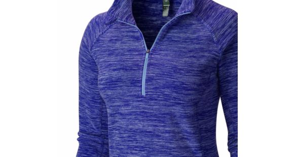 Mountain Hardwear Snowpass Fleece Zip T - Women's-Heather Dynasty-Large