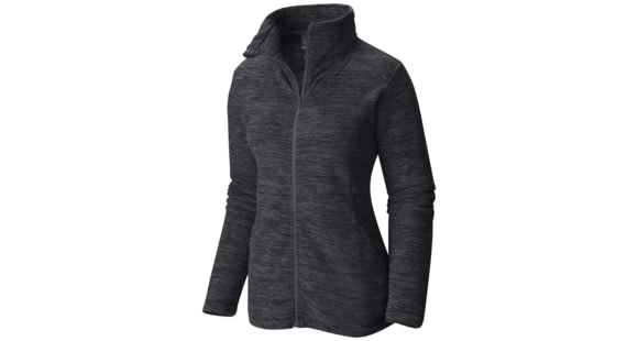 Mountain Hardwear Snowpass Full-Zip Fleece - Women's-Heather Black-Small