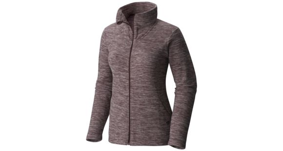 Mountain Hardwear Snowpass Full-Zip Fleece - Women's-Heather Purple Plum-Medium