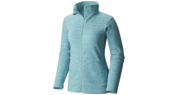 Mountain Hardwear Snowpass Full-Zip Fleece - Women's-Heather Spruce Blue-Small
