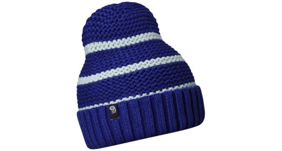 Mountain Hardwear Snowscape Stripe Beanie Hat - Women's, Blue Print, River Mist, One Size, 1796661516-O/S