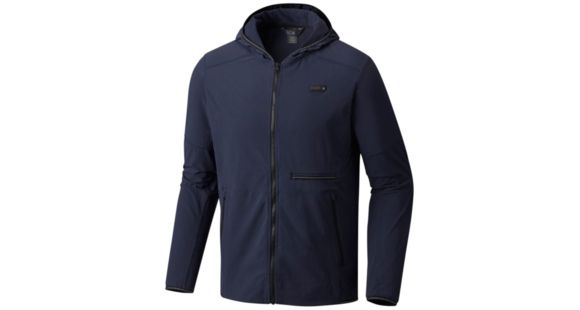 Mountain Hardwear Speedstone Hooded Jacket - Men's, Dark Zinc, M, 1719481406-M