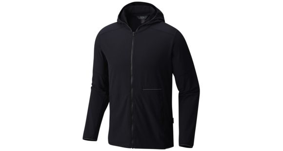 Mountain Hardwear Speedstone Hooded Jacket - Men's-Black-Medium