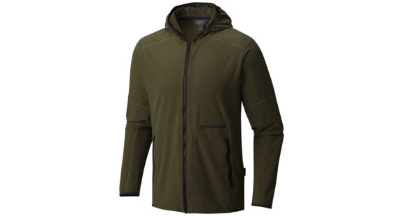 Mountain Hardwear Speedstone Hooded Jacket - Men's-Peatmoss-Large