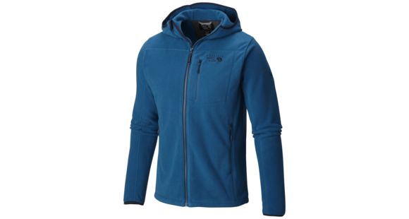 Mountain Hardwear Strecker Hooded Jacket - Men's-Phoenix Blue-Small
