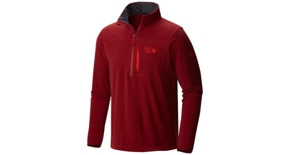 Mountain Hardwear Strecker Lite 1/4 Zip - Men's-Dark Fire-Small