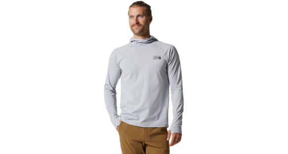 Mountain Hardwear Stretch Hoody - Men's, Glacial, Large, 1942321097-L