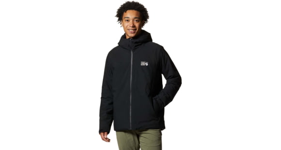 Mountain Hardwear Stretch Ozonic Insulated Jacket - Men's, Black, Medium, 2015851010-BLACK-M