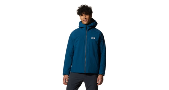 Mountain Hardwear Stretch Ozonic Insulated Jacket - Men's, Medium, Dark Caspian, 2015851418-Dark Caspian-M