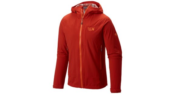 Mountain Hardwear Stretch Ozonic Jacket - Men's, Large, Flame, 1584001632-L