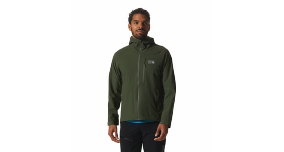 Mountain Hardwear Stretch Ozonic Jacket - Men's, Medium, Surplus Green, 1985741347-S-M