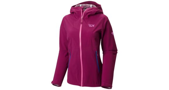 Mountain Hardwear Stretch Ozonic Jacket - Women's-Dark Raspberry-Medium
