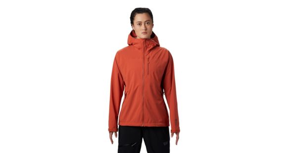 Mountain Hardwear Stretch Ozonic Jacket - Women's, Dark Clay, Medium, OL1617840-M