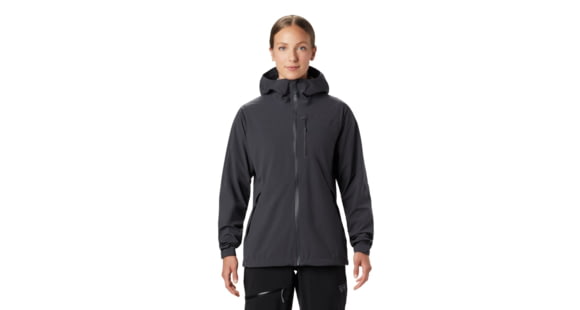 Mountain Hardwear Stretch Ozonic Jacket - Women's, Dark Storm, Extra Small, OL1617004-XS