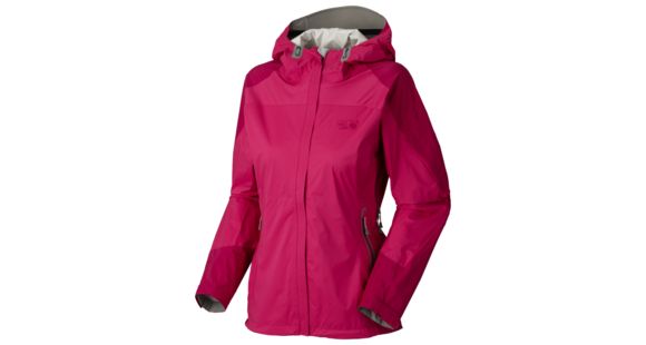 Mountain Hardwear Stretch Typhoon Jacket - Women's -Red Violet / Deep Blush-X-Large