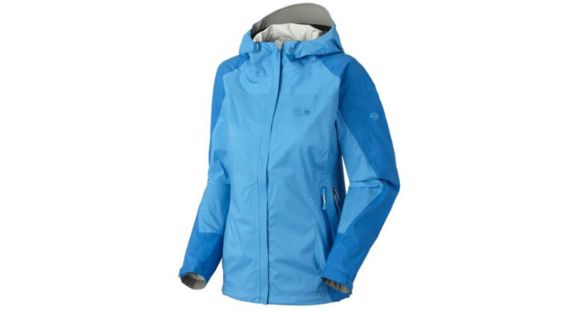 Mountain Hardwear Stretch Typhoon Jacket - Women's -Skybox/Blue Horizon-Medium