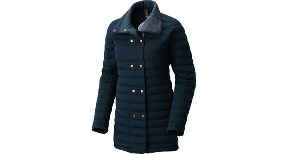Mountain Hardwear StretchDown Coat - Women's-Blue Spruce-Small