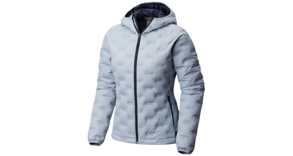 Mountain Hardwear StretchDown DS Hooded Jacket, Arctic Blue, S, 1732251449-S