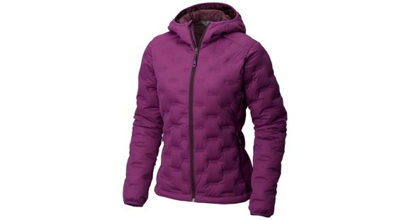 Mountain Hardwear StretchDown DS Hooded Jacket, Cosmos Purple, M, 1732251502-M