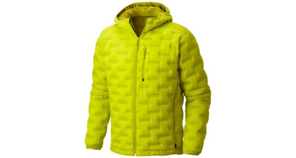 Mountain Hardwear StretchDown DS Hooded Jacket - Men's, Fresh Bud, L, 1732001364-L