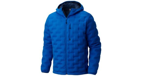 Mountain Hardwear StretchDown DS Hooded Jacket - Men's, Altitude Blue, XXL, 1732001438-XXL