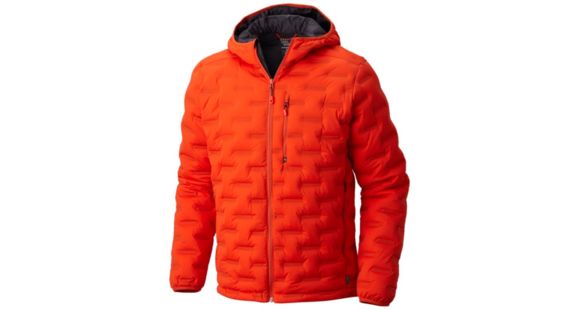 Mountain Hardwear StretchDown DS Hooded Jacket - Men's, State Orange, XXL, 1732001842-XXL