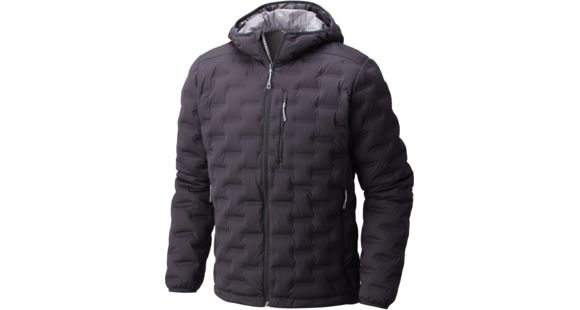 Mountain Hardwear StretchDown DS Hooded Jacket - Men's-Shark-Large