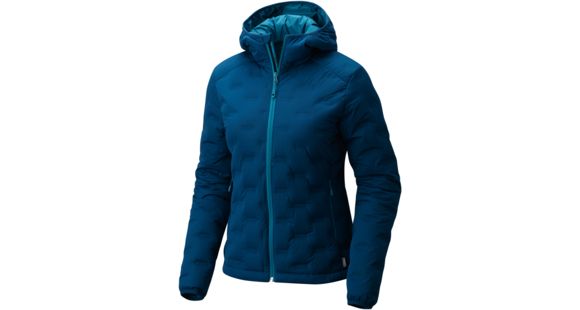 Mountain Hardwear StretchDown DS Hooded Jacket - Women's-Dark River-Small