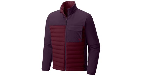Mountain Hardwear StretchDown HD Jacket - Men's, Cote du Rhone, Dark Tannin, Medium, OM0754647-M
