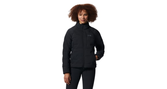 Mountain Hardwear Stretchdown High-Hip Jacket - Women's, Large, Hip W J-Black, 2004151010-Hip W J-Black-L