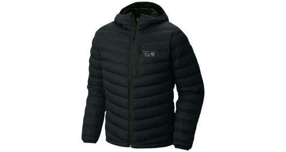 Mountain Hardwear StretchDown Hooded Jacket - Men's, Dark Forest, Medium