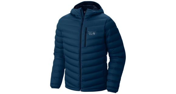 Mountain Hardwear StretchDown Hooded Jacket - Men's, Phoenix Blue, Extra Large