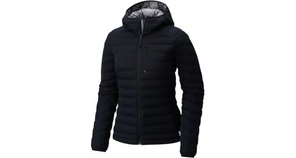 Mountain Hardwear StretchDown Hooded Jacket - Women's, Black, Medium