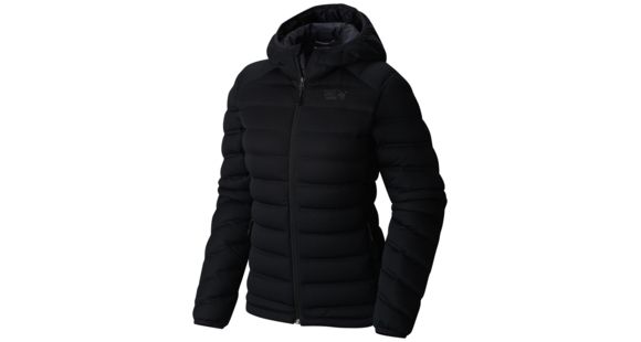 Mountain Hardwear StretchDown Hooded Jacket - Women's, Black, Small