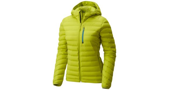 Mountain Hardwear StretchDown Hooded Jacket - Women's, Fresh Bud, Small, 1756301364-S