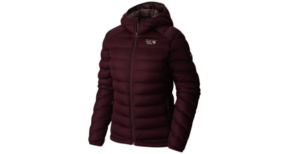 Mountain Hardwear StretchDown Hooded Jacket - Women's, Marionberry, Medium